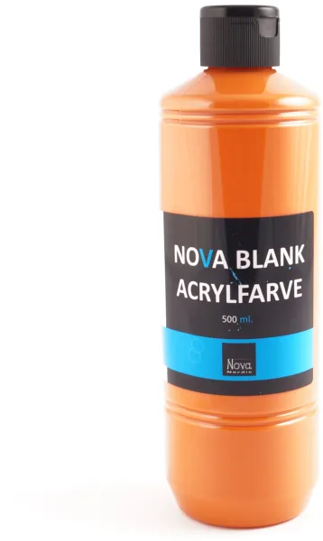 Nova Acrylfarbe Glänzend 500 ml. Orange