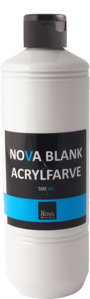 Nova Acrylfarbe Glänzend 500 ml. Weiß