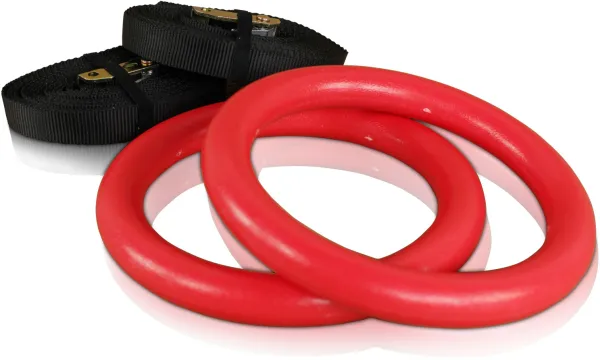 Odin Crossfit ABS Gymnastikringe Plastik - Rot