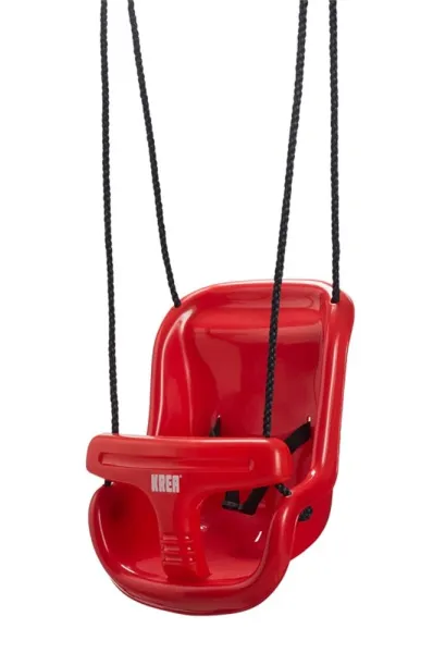 Schaukel mit hoher Rückenlehne - Rot