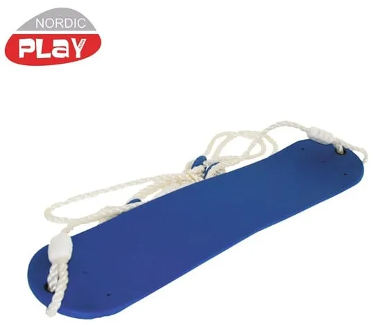 Nordic Play Weiche Schaukel mit Seil, blau