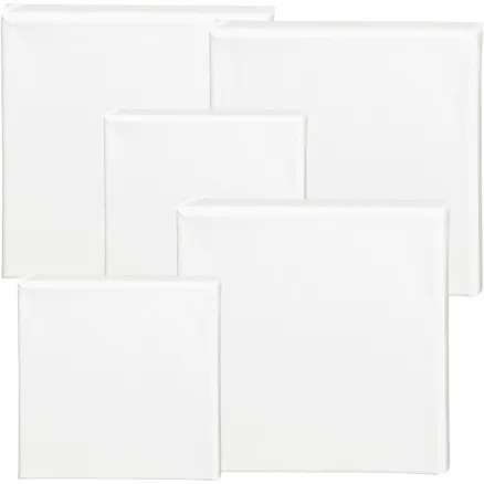 ArtistLine Canvas, weiß, Größe 15x15+20x20 cm, T: 1,6 cm, 360 g, 40 Stk.