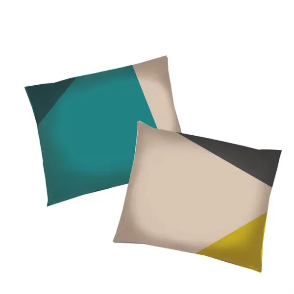 Auping Diagonal AUP Aqua blau - Kissenbezug - 60x63 cm