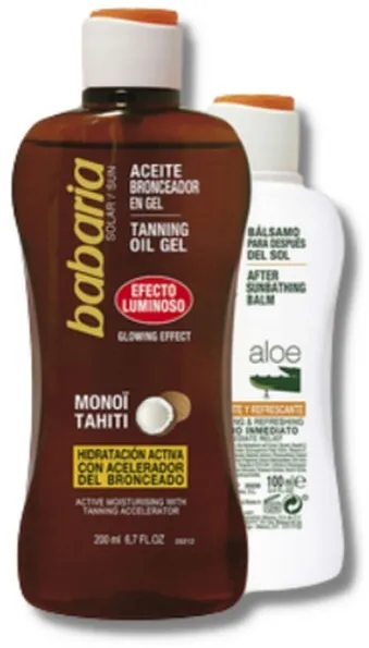 Babaria - Sonnenpflege-Set Tanning Coconut Oil Gel & After Sun