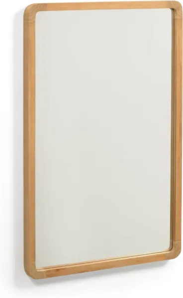 Shamel, Wandspiegel, natur, H70x45x3 cm